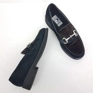 Vintage | Soho Cobbler Loafers Leopard Print